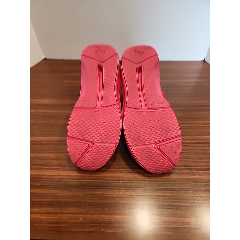 Womans Puma Fenty Running Fierce High Top Sneakers 9.5 Hot Pink Embossed - Picture 9 of 11
